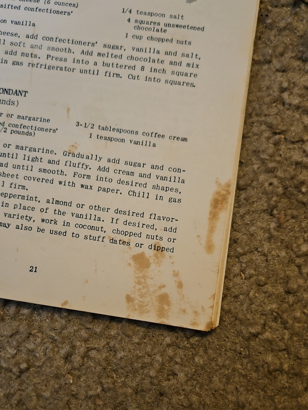 1955 Christmas Greetings Cookbook Vintage - Picture 11 of 11